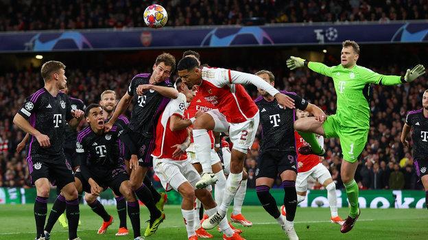 Арсенал — Бавария: обзор первого матча 1/4 финала Лиги чемпионов 9 апреля  2024. Спорт-Экспресс