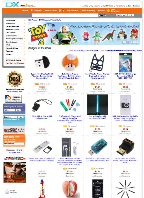 DealExtreme Товары из китая