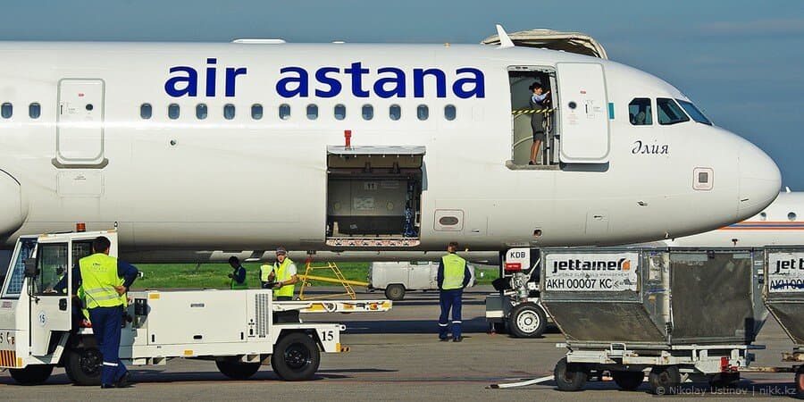 Air Astana Airbus A320 Алия Aliya