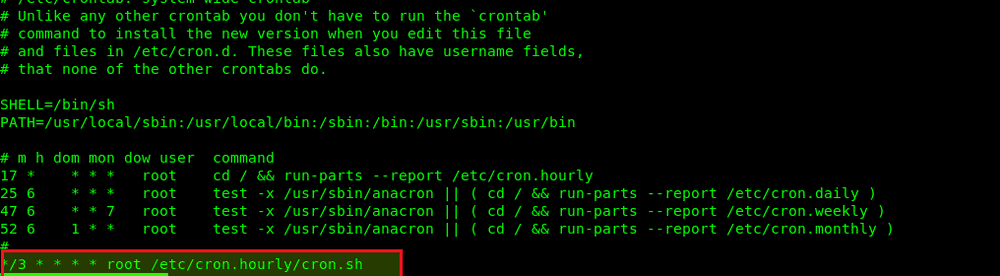 Расписание вируса linux ddos в crontab Расписание вируса linux ddos в crontab