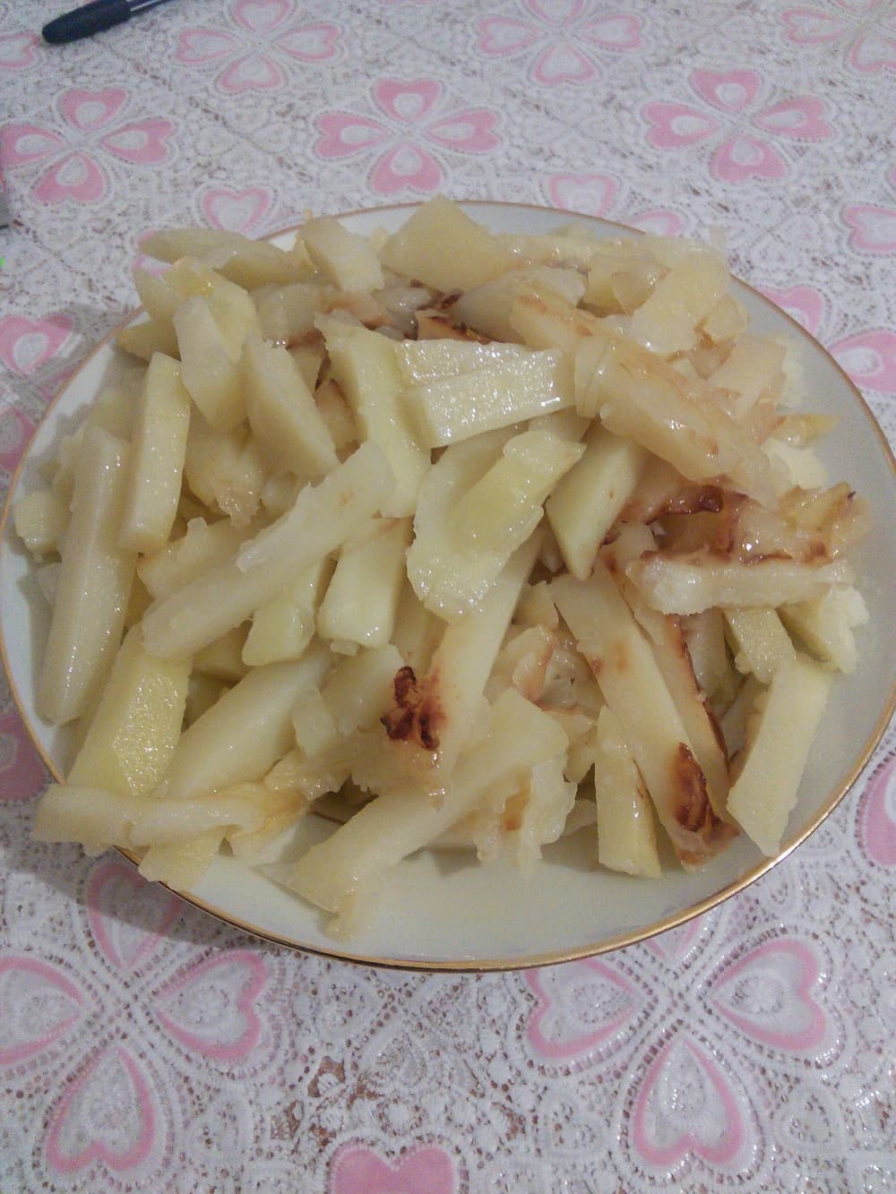 Жаренный картофель с луком