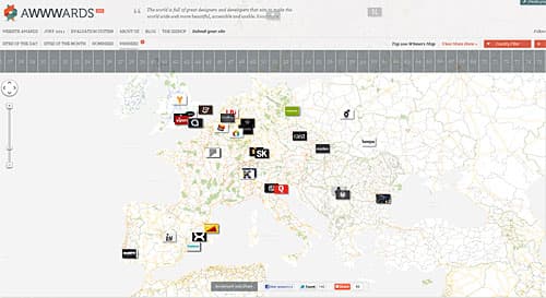 site-awards-world-map