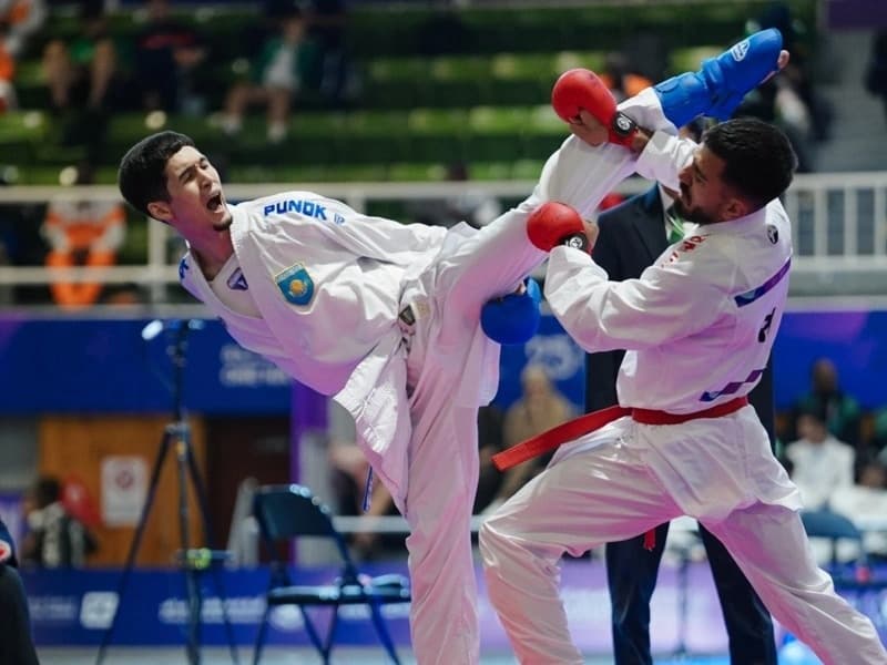 Спорт Казахстанец Никита Тарнакин выиграл золото каратэ на ISG 2025