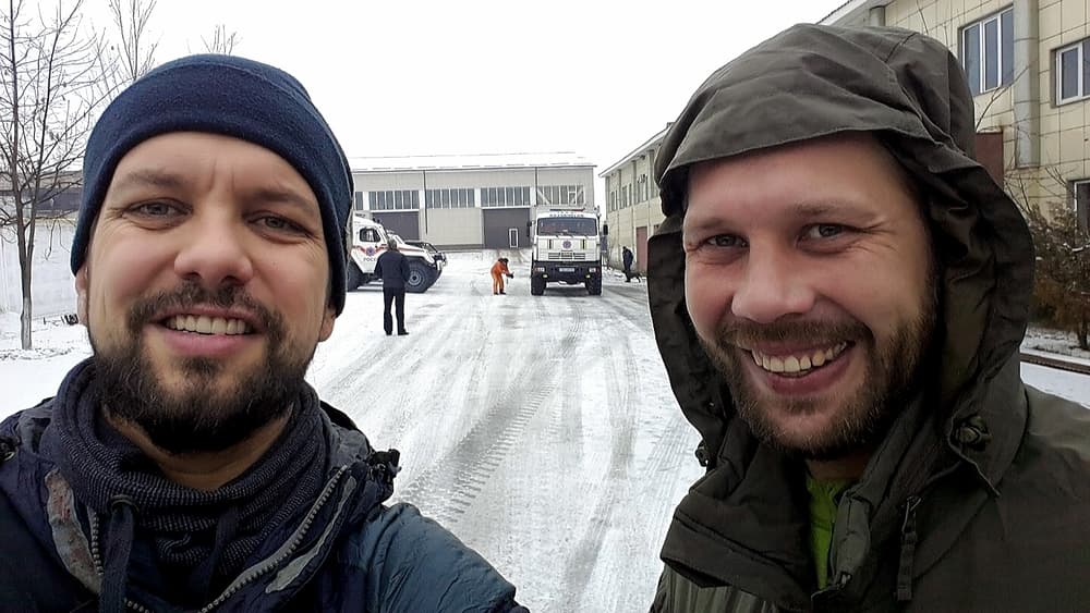 алматинцы Андрей Гундарев (Алмазов) и Андрей Сложин в РОСО алматинцы Андрей Гундарев (Алмазов) и Андрей Сложин в РОСО
