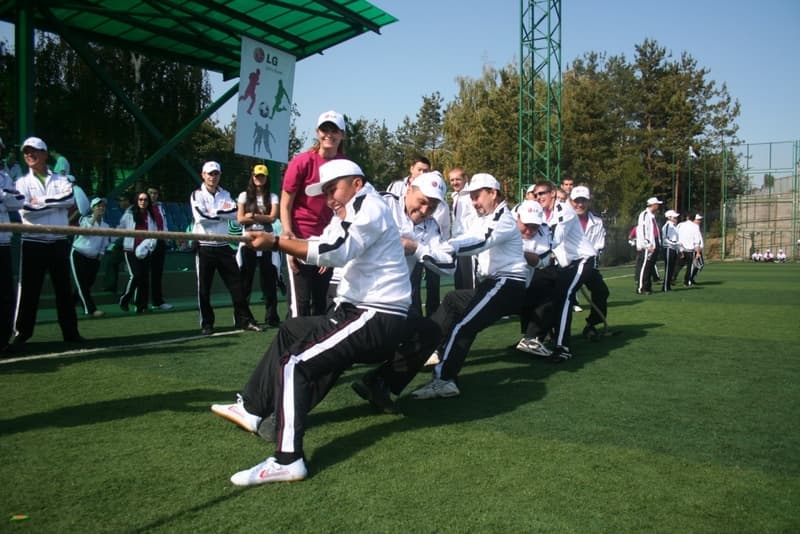 LG Electronics Almaty Kazakhstan sports day