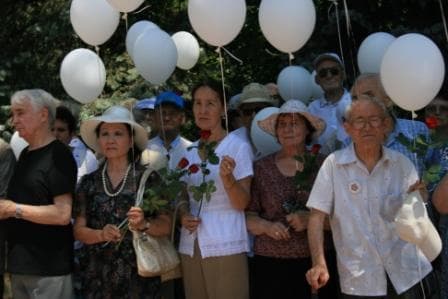 гости мемориальной акции